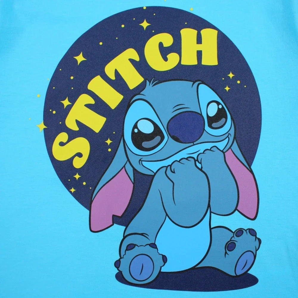 Disney Stitch Kinder Jungen T-Shirt Kurzarm Shirt Gr. 98 bis 128 Baumwolle - WS-Trend.de