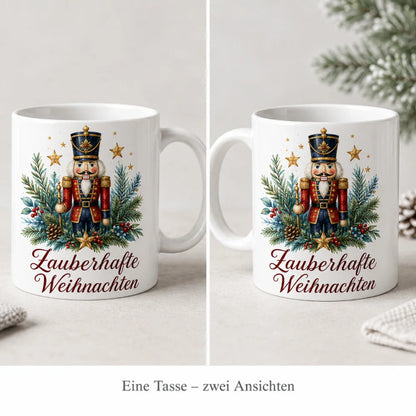 Nussknacker Weihnachtstasse - Geschenk zu Weihnachten - Keramik 330 ml - WS-Trend.de