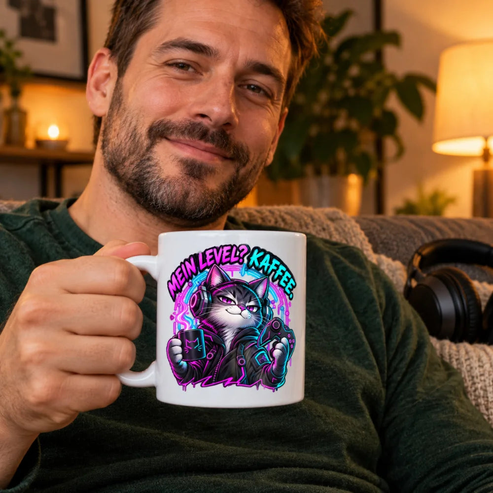 WS-Trend Gamer Motivtasse Keramik 330 ml mit Spruch 10 Motive zur Wahl - WS-Trend.de