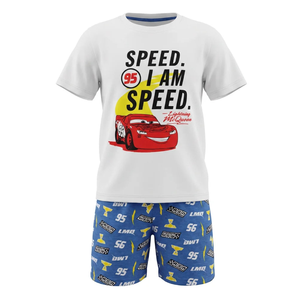 Disney Cars 3 Lightning McQueen Kinder kurzarm Pyjama Schlafanzug 98-128 - WS-Trend.de