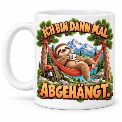 Camping Tasse Spruch Keramik 330 ml Geschenk Camper Wohnmobil Urlauber