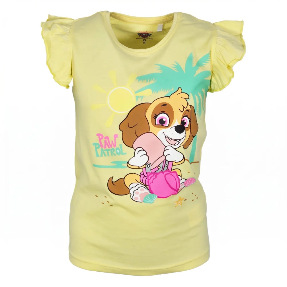 Paw Patrol Skye Kinder Mädchen kurzarm T-Shirt Shirt Gr 92 -128 Baumwolle - WS-Trend.de