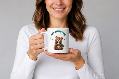 Anti-Stress-Tasse Braunbär 325 ml Keramik Kaffeebecher Geschenk - WS-Trend.de