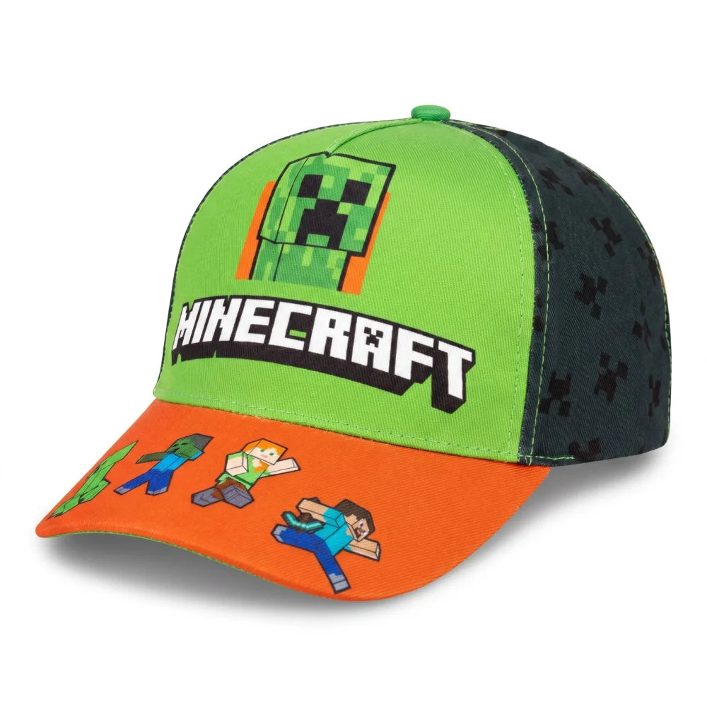 Minecraft Creeper Jungen Basecap Baseball Kappe Mütze Gr. 54 bis 56 - WS-Trend.de