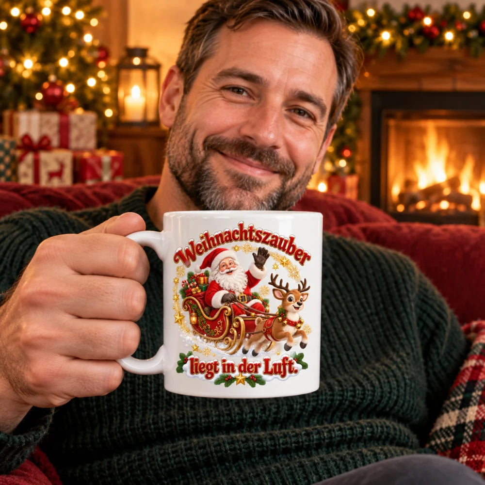 WS-Trend Weihnachtszauber Weihnachtsbecher Keramik 330 ml Geschenkidee - WS-Trend.de