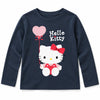 Hello Kitty Kinder Mädchen langarm T-Shirt Gr 98 bis 128, 100% Baumwolle