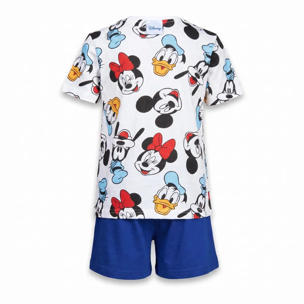 Disney Mickey Maus Jungen Schlafanzug Pyjama Shirt Shorts Gr. 98-128 Baumwolle - WS-Trend.de