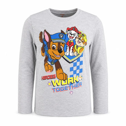 Paw Patrol Kinder Jungen langarm Shirt Gr. 98-128 Chase Marshall Rubble - WS-Trend.de