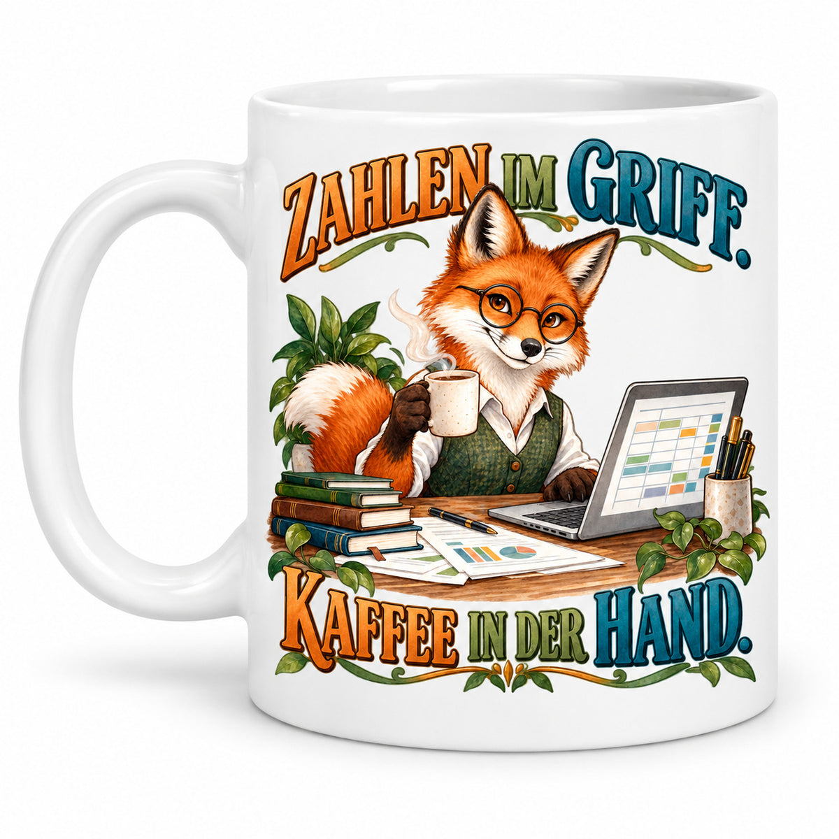 Büro Tasse Keramik 330 ml lustiger Spruch Geschenk Kollegen Homeoffice