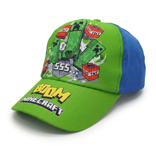 Minecraft Creeper Jungen Basecap Baseball Kappe Mütze Gr. 54 bis 56 - WS-Trend.de