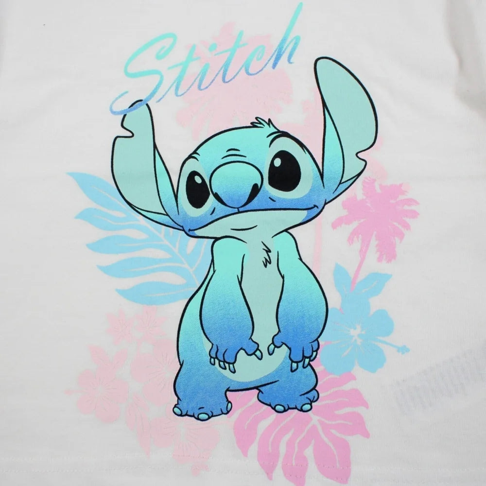 Disney Stitch Kinder Mädchen T-Shirt Kurzarm Shirt Gr. 98 bis 128 Baumwolle - WS-Trend.de