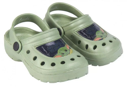 Disney Star Wars Madalorian Yoda Jungen Clogs Sandalen Gr. 28/29 - WS-Trend.de