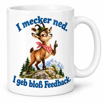 WS-Trend Gams Tasse mit bayerischem Spruch Keramik 330 ml Geschenkidee - WS-Trend.de