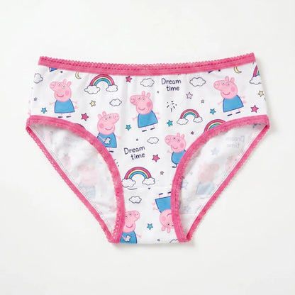 Peppa Wutz 3er Pack Slips Kinder Mädchen Unterwäsche Gr. 92-110 Baumwolle - WS-Trend.de