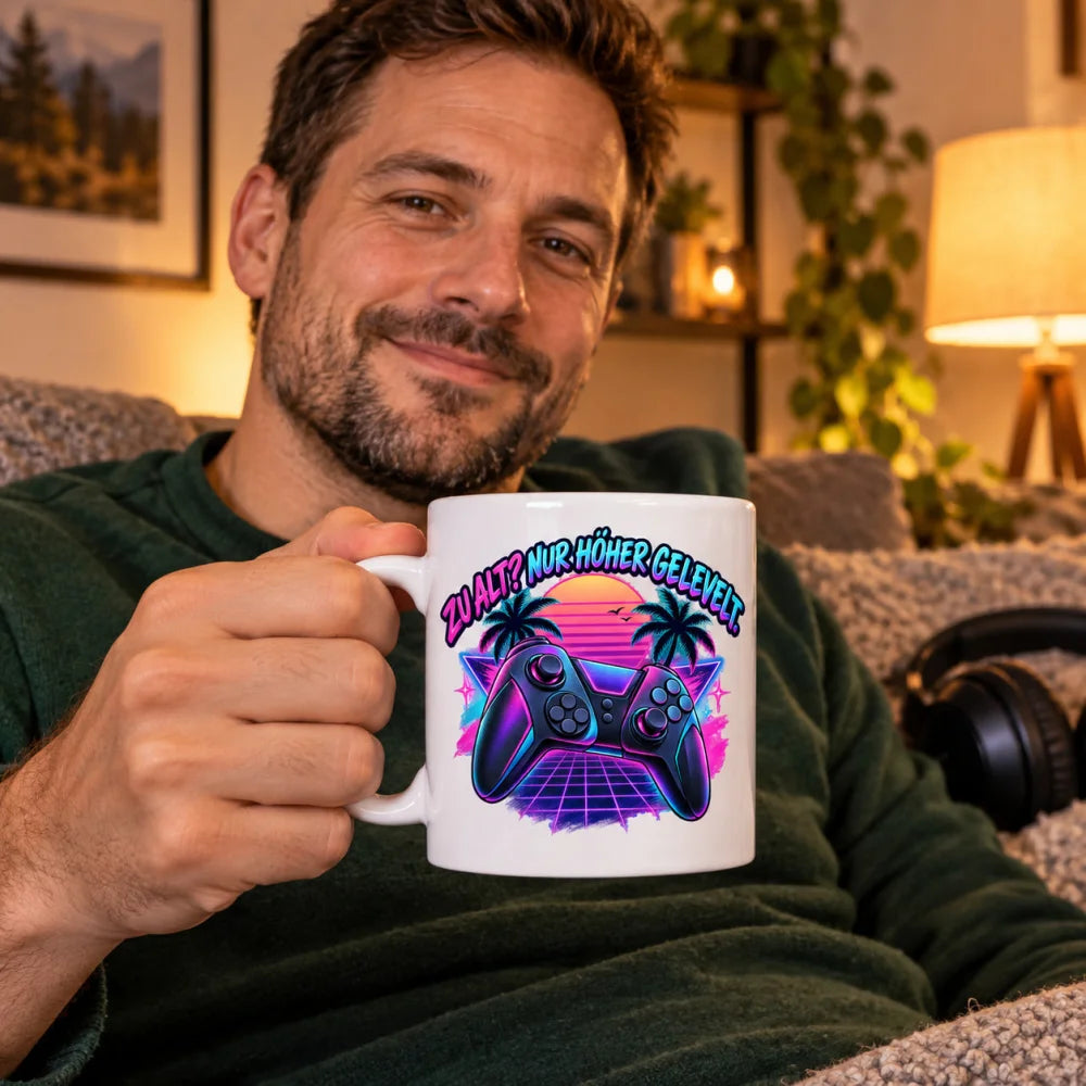 WS-Trend Gamer Motivtasse Keramik 330 ml mit Spruch 10 Motive zur Wahl - WS-Trend.de