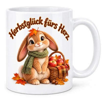 WS-Trend Herbst Tasse Hase mit Spruch Keramik 330 ml - WS-Trend.de