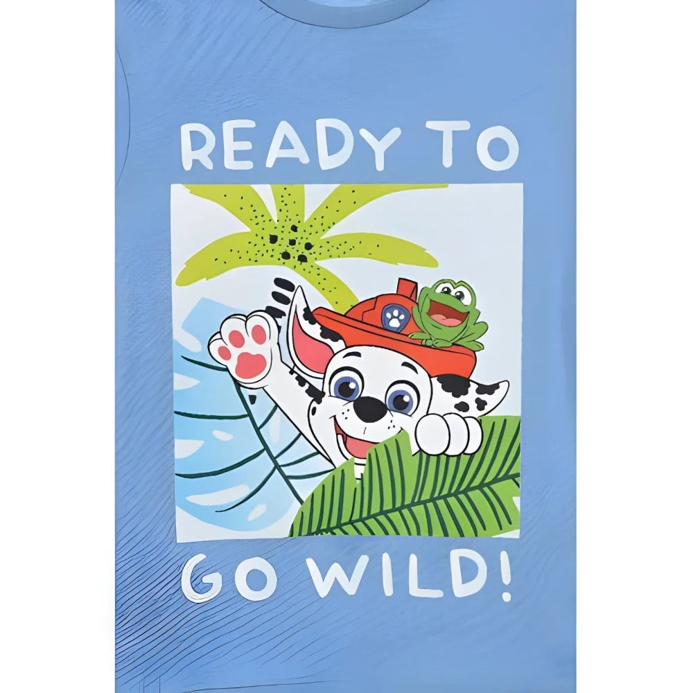 Paw Patrol Marshall Kinder Jungen kurzarm T-Shirt Shirt 98 -128 Baumwolle - WS-Trend.de