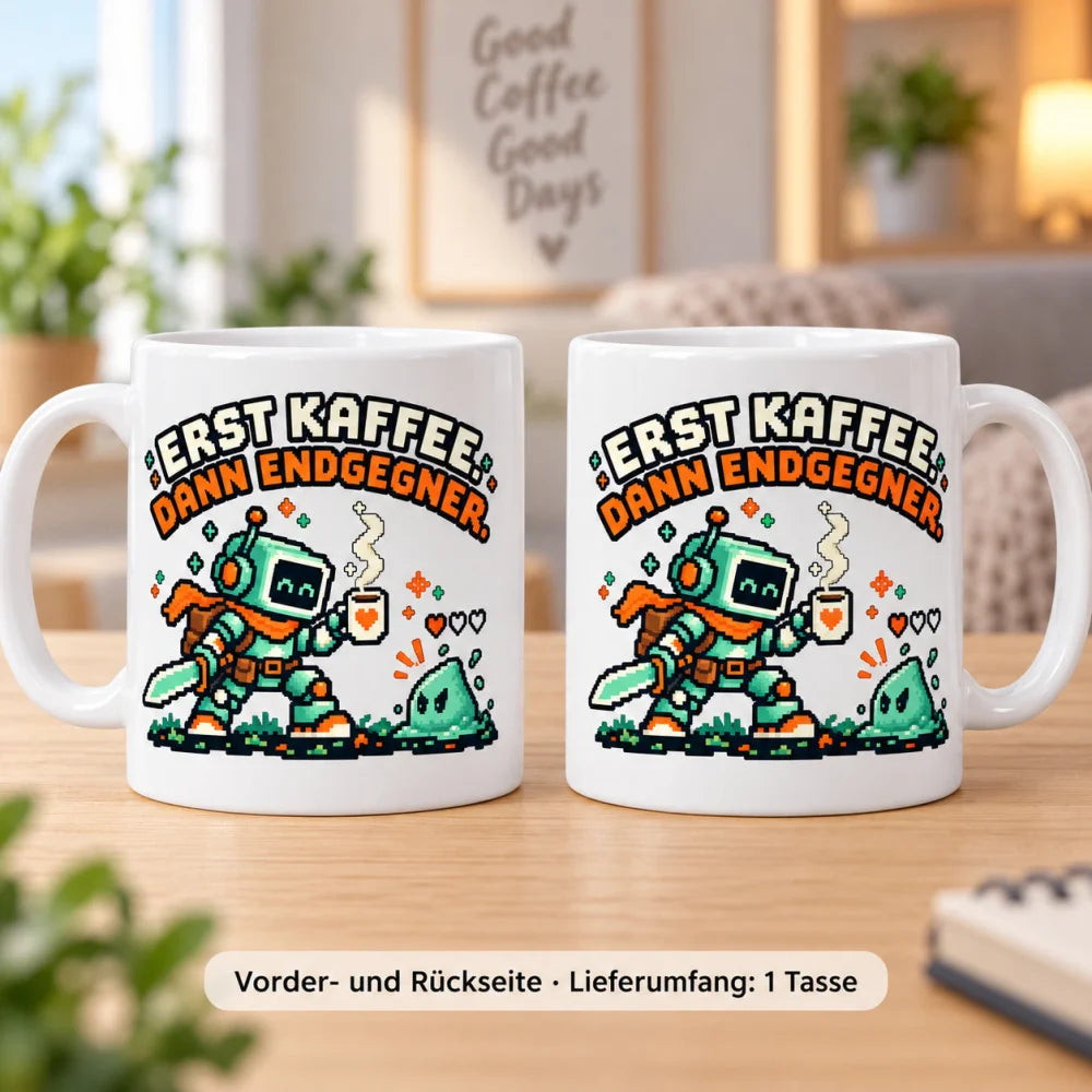 WS-Trend Gamer Motivtasse Keramik 330 ml mit Spruch 10 Motive zur Wahl - WS-Trend.de