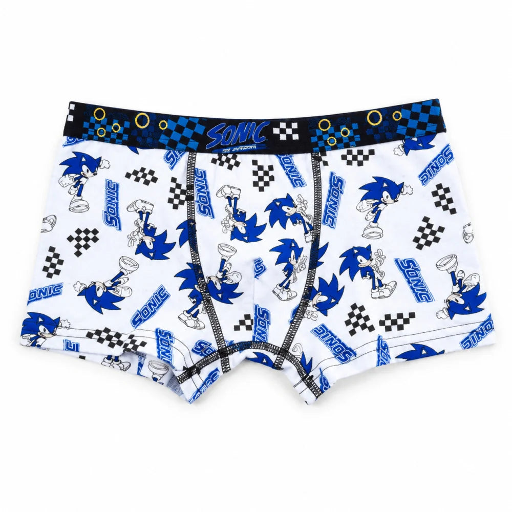 Sonic the Hedgehog Jungen Boxershorts Unterhose 2er Pack Gr. 98-128 - WS-Trend.de