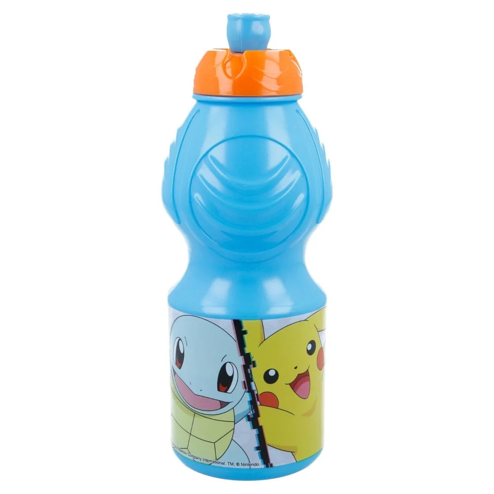 Pokemon Pikachu Kinder 4 teiliges Set Brotdose Trinkflasche Messer und Gabel - WS-Trend.de