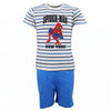 Marvel Spiderman Kinder Schlafanzug Pyjama kurz Nachtwäsche 104 - 134 Baumwolle