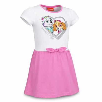 Paw Patrol Skye der Flughund Kinder kurzarm Kleid Sommerkleid 98 -128 Baumwolle - WS-Trend.de