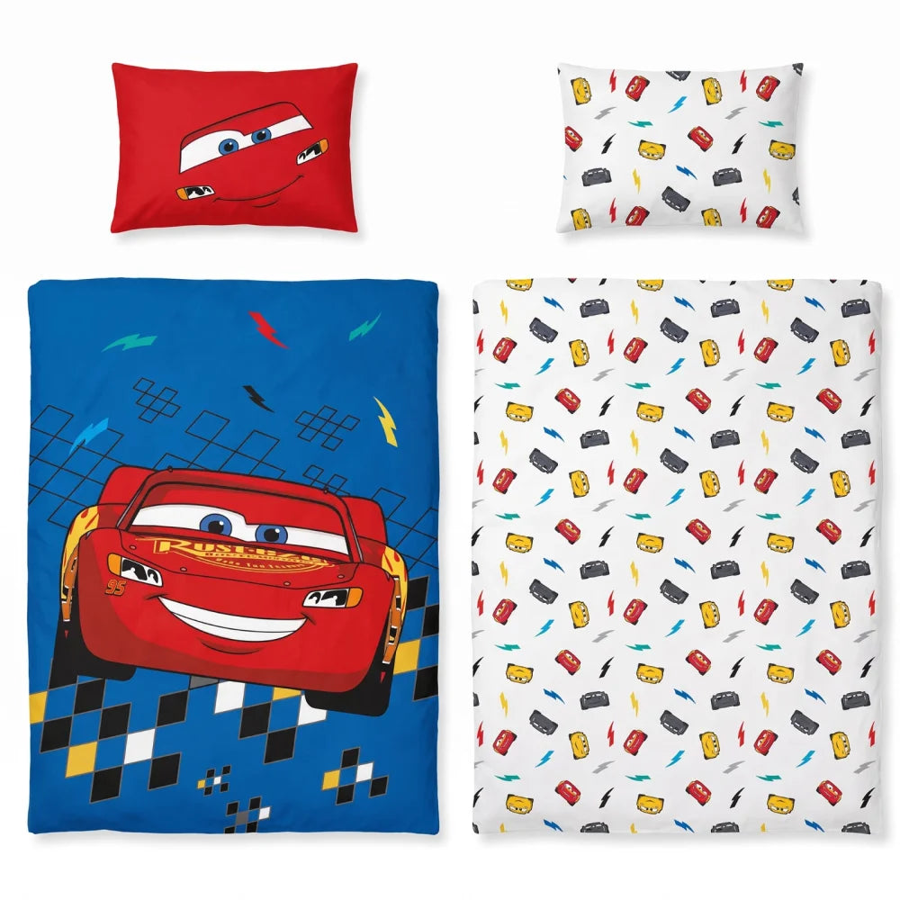 Disney Cars McQueen Babybettwäsche 100x140 + 40x60 cm - WS-Trend.de