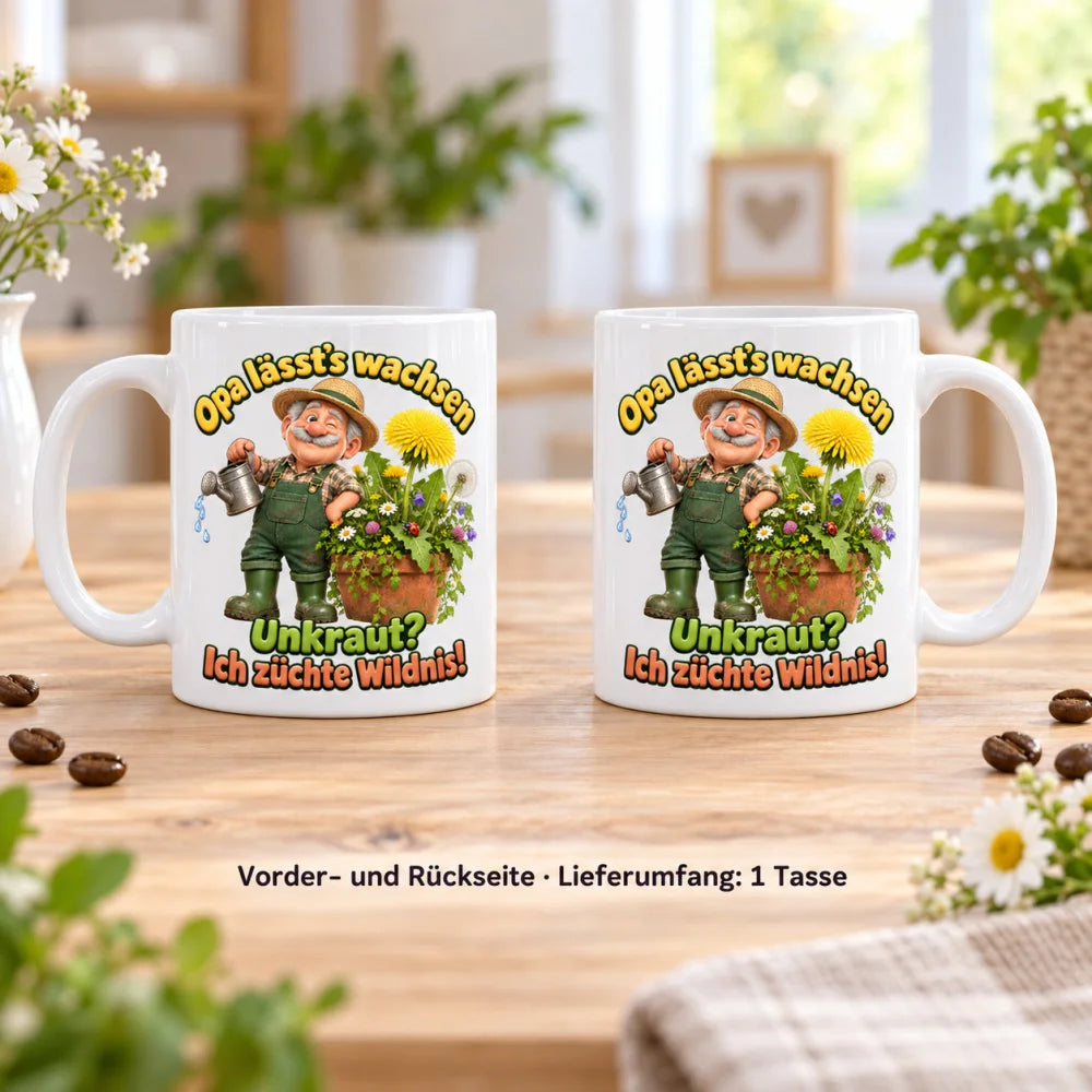 WS-Trend Gartenopa Tasse Keramik 330 ml Geschenkidee für den Großvater - WS-Trend.de