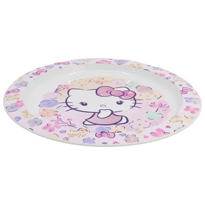 Hello Kitty Kinder Geschirr-Set 3 teilig Becher (260 ml) Teller Schüssel - WS-Trend.de