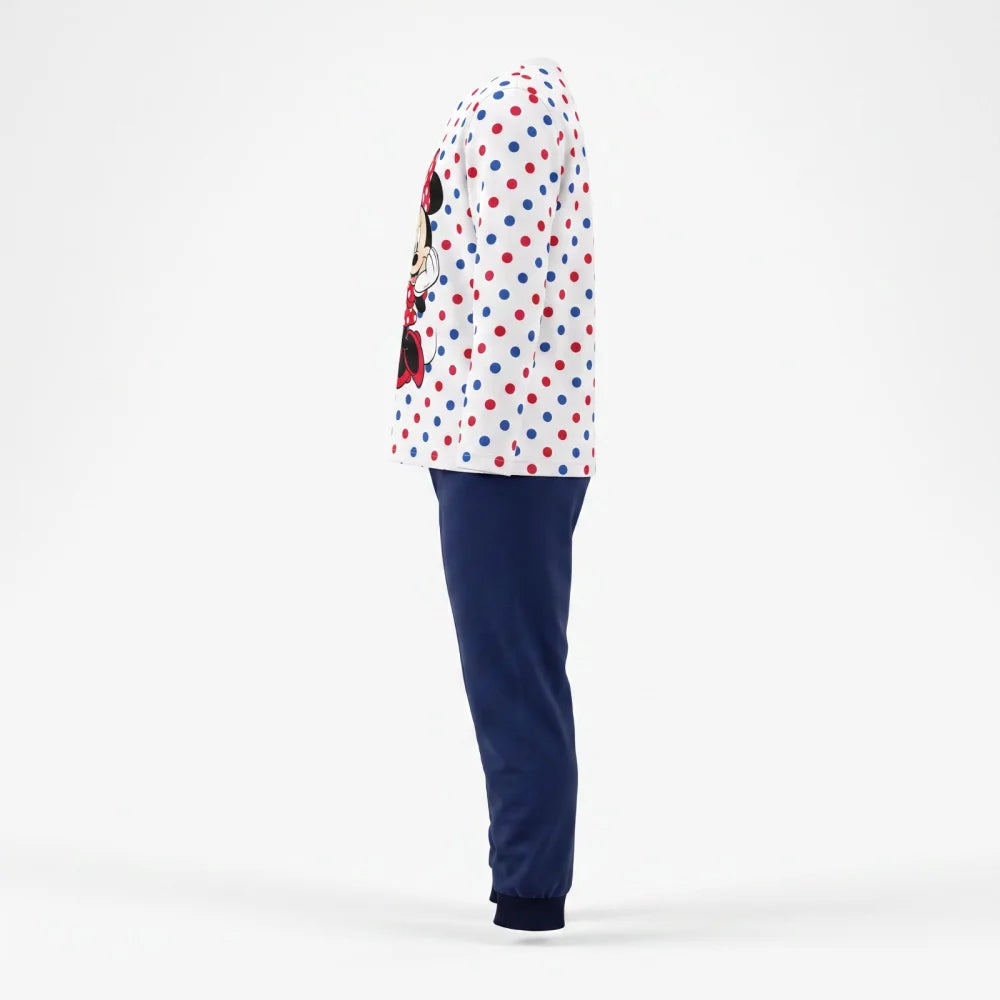 Schlafanzug Disney Minnie Maus Mädchen Kinder Pyjama lang - WS-Trend.de