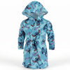 Disney Lilo und Stitch Kinder Mädchen Fleece Bademantel mit Kapuze Gr. 98 - 104