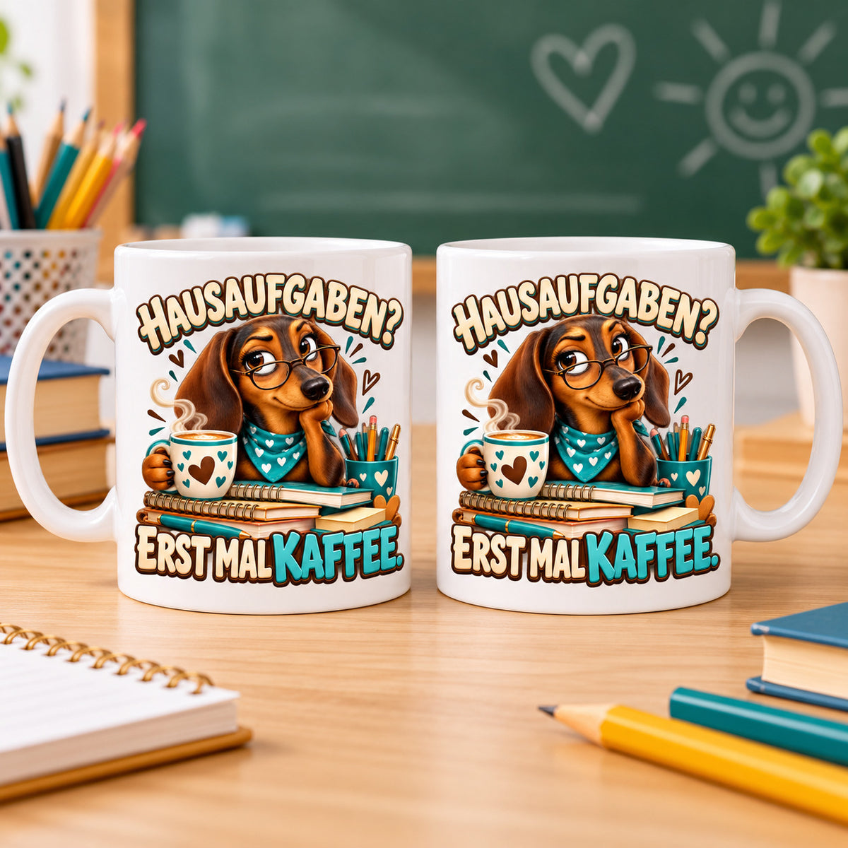 Lehrer Tasse Keramik 330 ml Geschenk Lehrerin Unterricht Spruch Kaffee