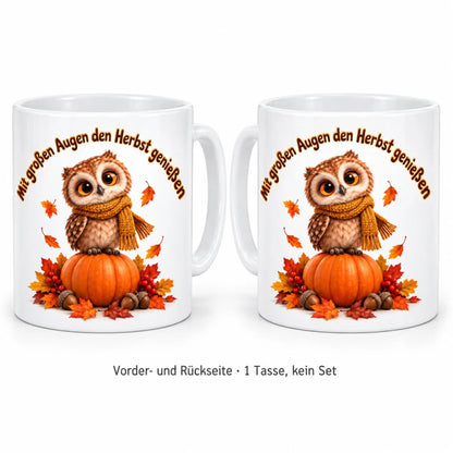 WS-Trend Herbst Tasse Eule mit Spruch Keramik 330 ml - WS-Trend.de