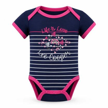 Strampler Lee Cooper 2-er Set Baby Kleinkind kurzarm Body Einteiler Gr. 56 - 92 - WS-Trend.de