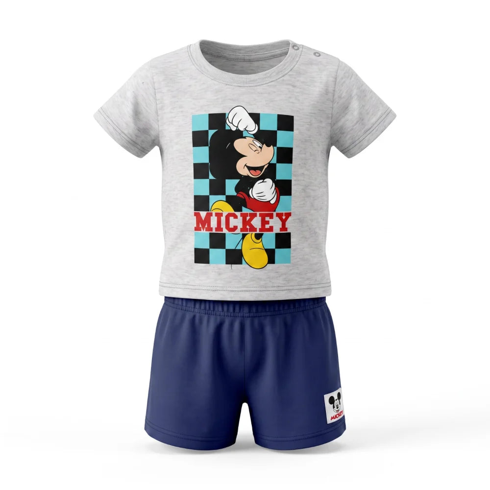 Disney Mickey Maus Baby kurzarm T-Shirt und Shorts Gr. 62 - 86 für Jungen - WS-Trend.de