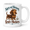 WS-Trend Dackel Tasse mit lustigem Spruch Keramik 330 ml Geschenktasse