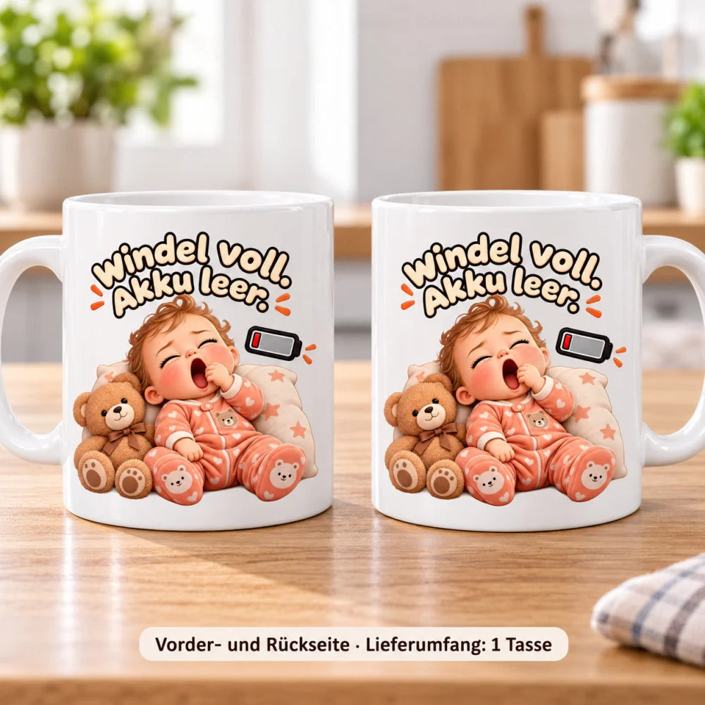 WS-Trend Baby Tassen Keramik 330 ml lustige Sprüche 10 Motive zur Wahl - WS-Trend.de
