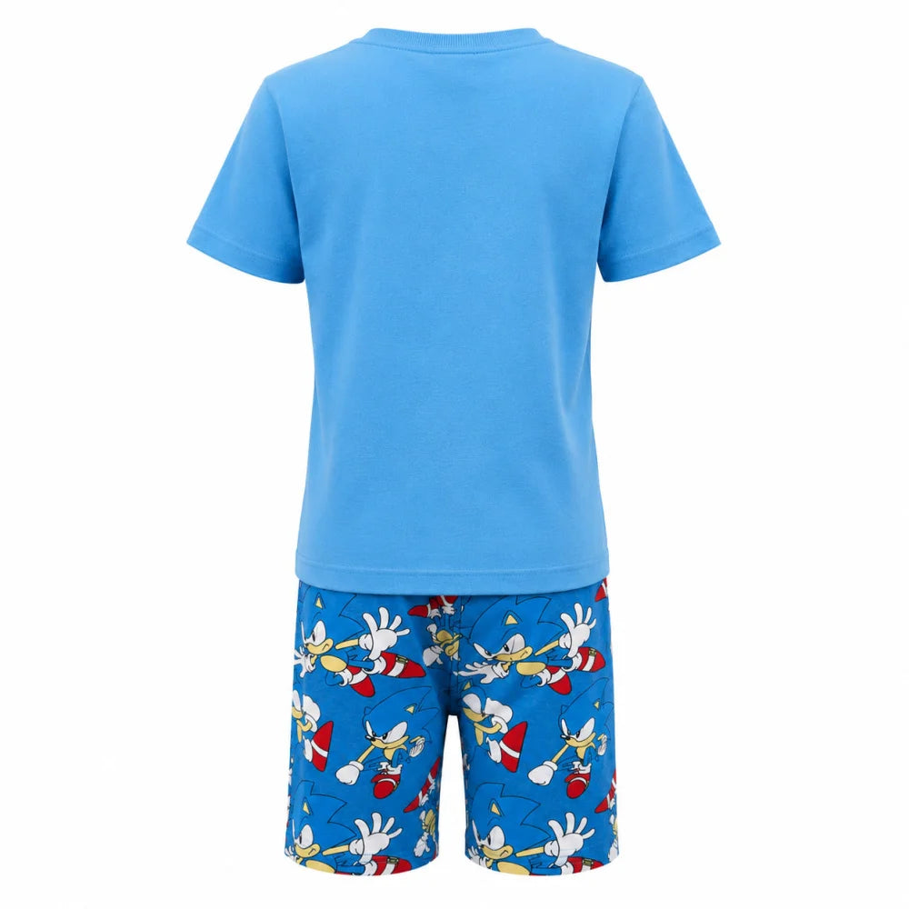 Sega Sonic The Hedgehog Jungen Kinder Pyjama Schlafanzug 98-128 Baumwolle - WS-Trend.de