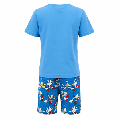 Sega Sonic The Hedgehog Jungen Kinder Pyjama Schlafanzug 98-128 Baumwolle - WS-Trend.de