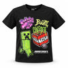 Minecraft Creeper TNT T-Shirt schwarz