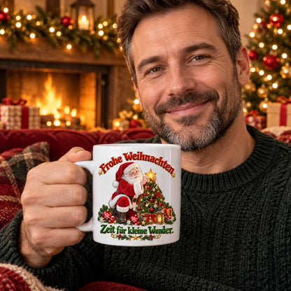 WS-Trend Weihnachtswunder Weihnachtsbecher Keramik 330 ml Geschenkidee - WS-Trend.de