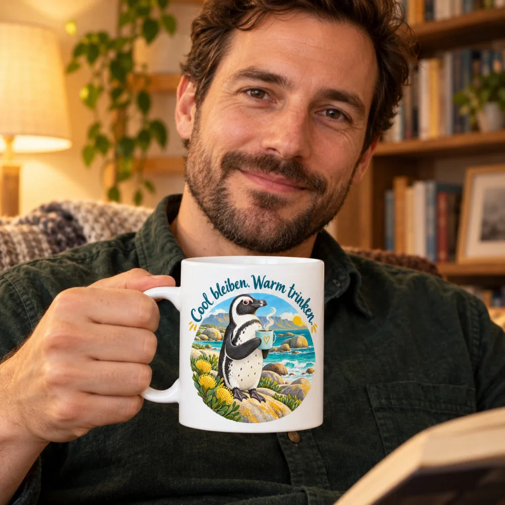 WS-Trend Afrika Tasse Keramik 330 ml mit Spruch 10 Motive als Geschenk - WS-Trend.de