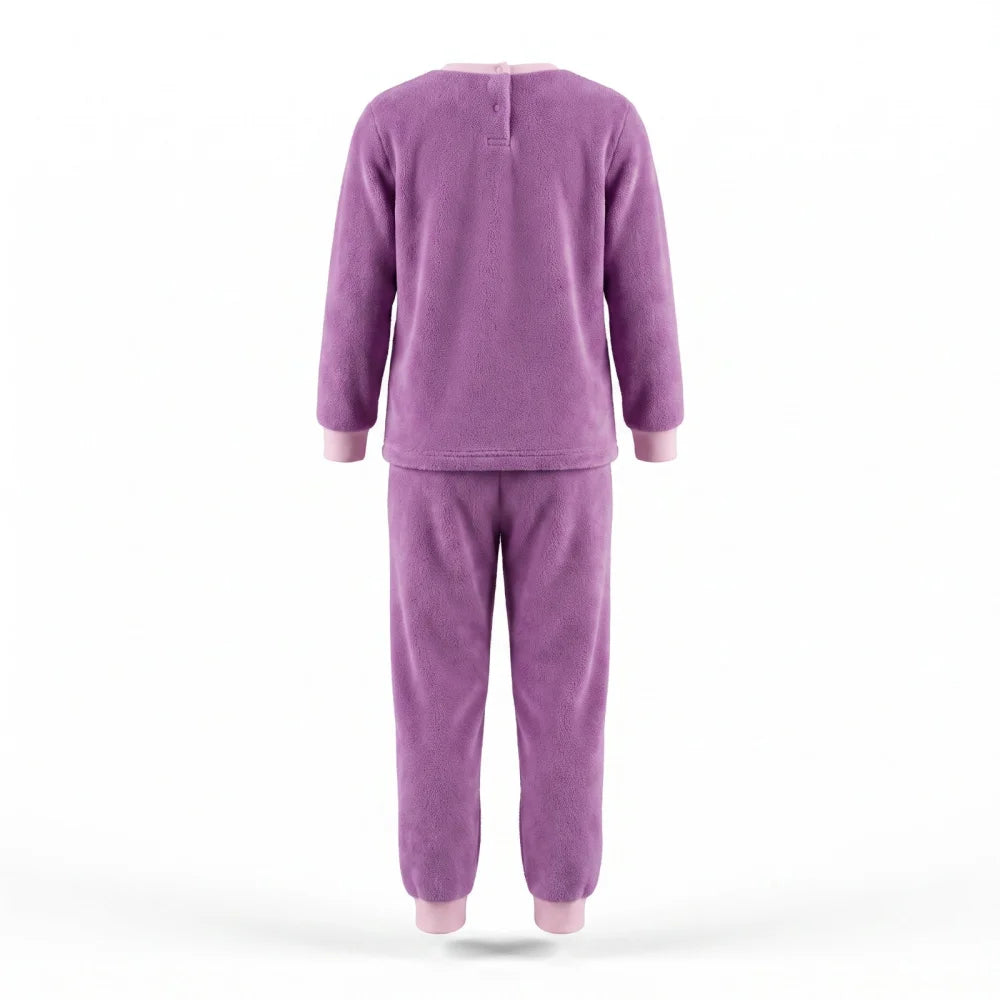 Schlafanzug Disney Die Eiskönigin Kinder Mädchen Coral Fleece Pyjama - WS-Trend.de