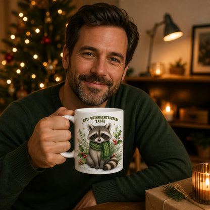 Anti Weihnachtsstress Tasse Weihnachten – Tiere Aquarell - WS-Trend.de