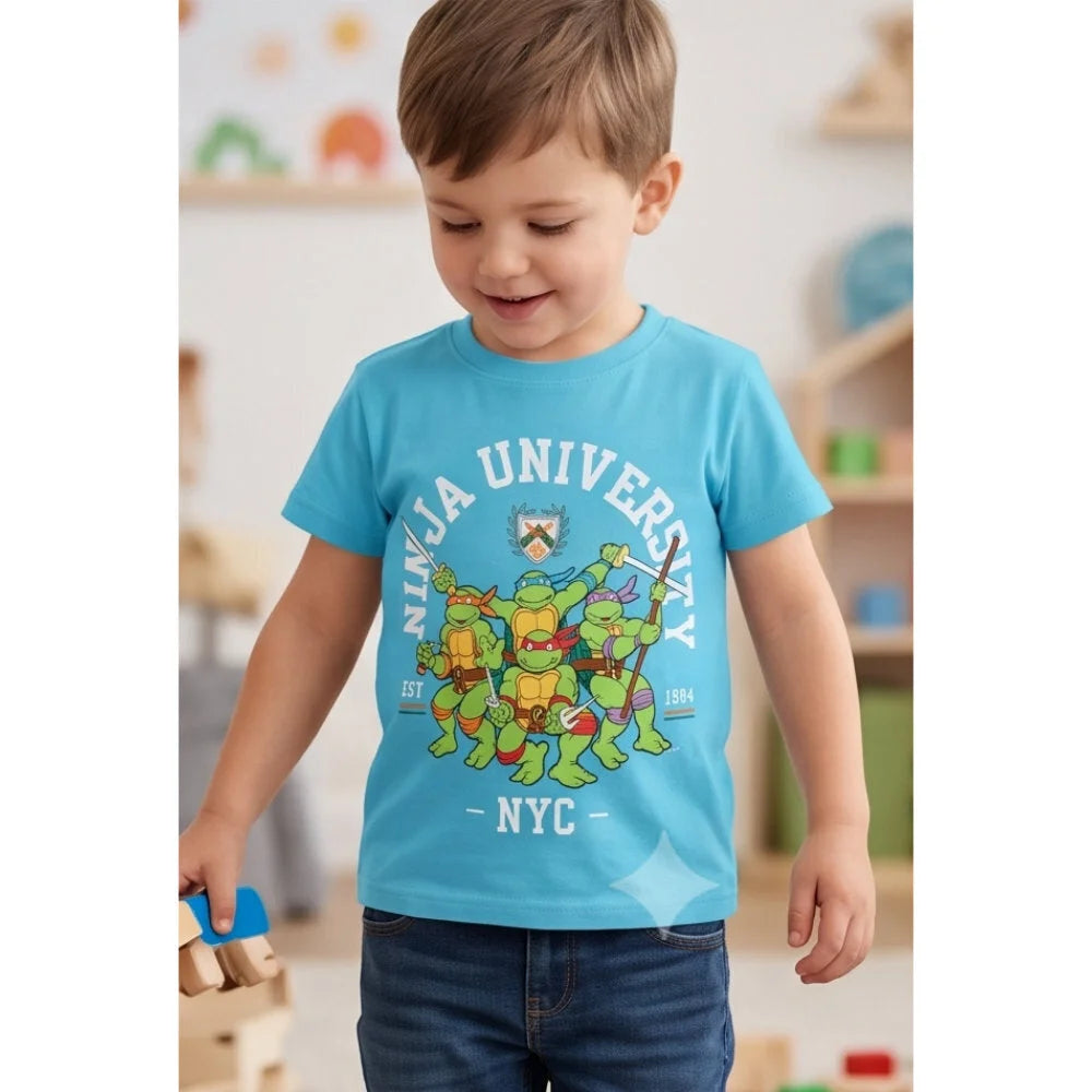 Teenage Mutant Ninja Turtles Kinder Jungen T-Shirt Kurzarm Shirt Gr. 104 - WS-Trend.de