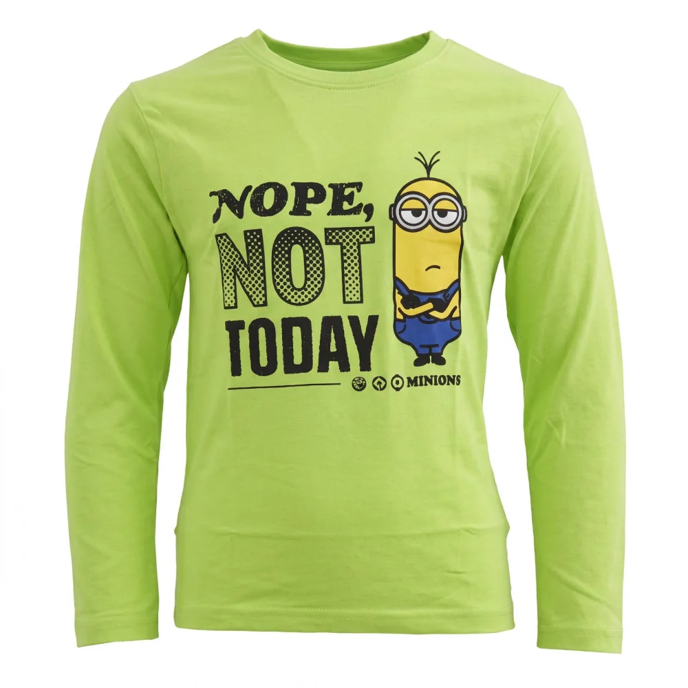 Print-Shirt Minions Die Kinder Jungen langarm Shirt Langarmshirt Gr. 104-134 - WS-Trend.de