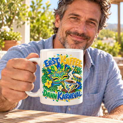 Brasilien Tasse Keramik 330 ml Spruch Geschenk Kaffee Urlaub Tiermotiv