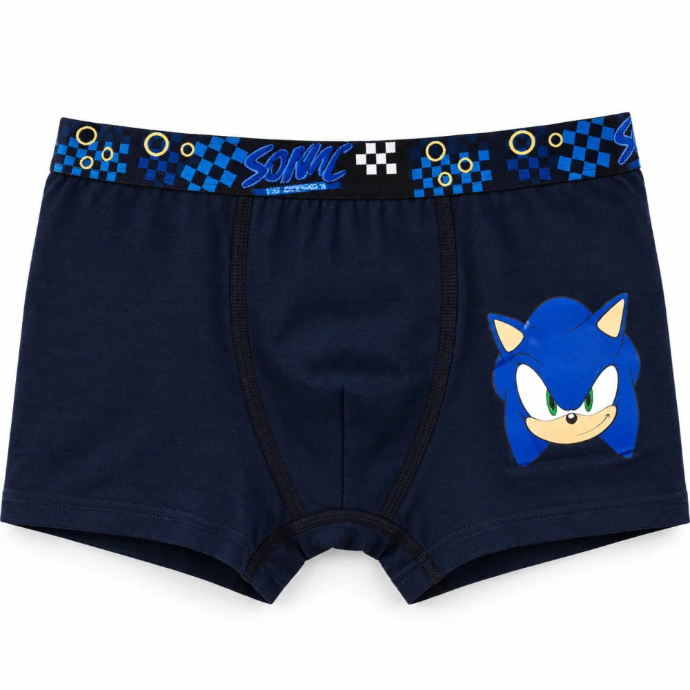 Sonic the Hedgehog Jungen Boxershorts Unterhose 2er Pack Gr. 98-128 - WS-Trend.de