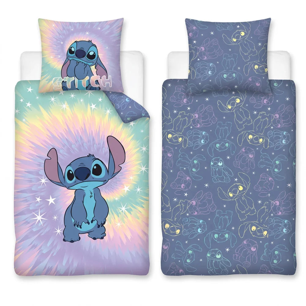 Disney Stitch Bettwäsche Baumwolle 135-140x200 + 65x65 cm - WS-Trend.de