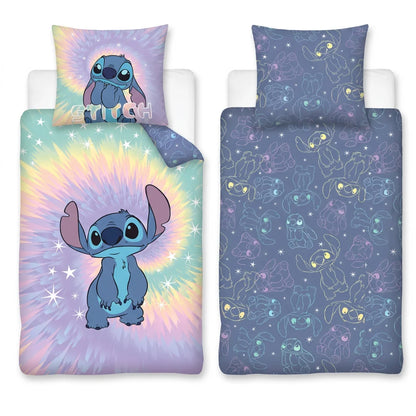 Disney Stitch Bettwäsche Baumwolle 135-140x200 + 65x65 cm - WS-Trend.de